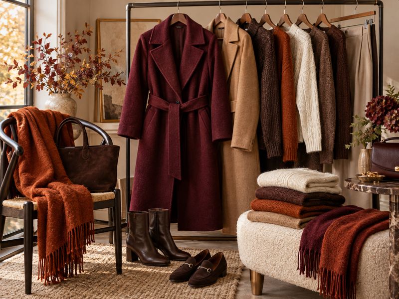 autumn wardrobe colour palatte