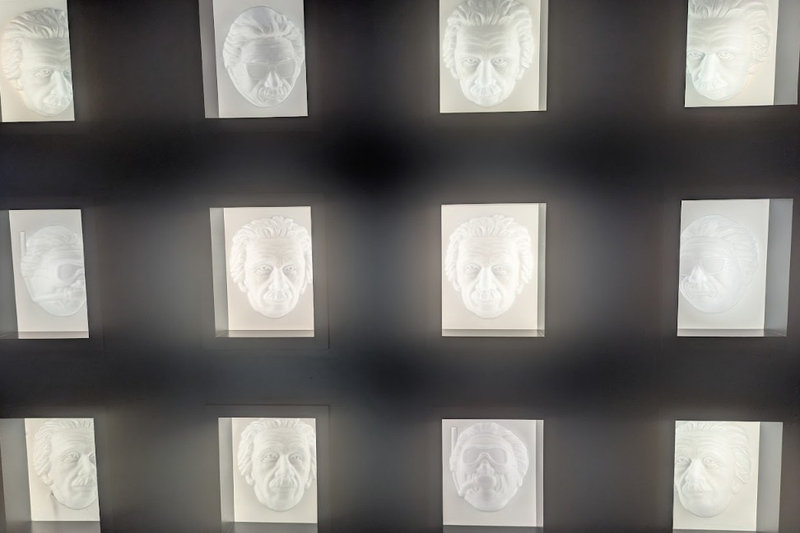 Manchester Museum of Illusions Einstein Faces