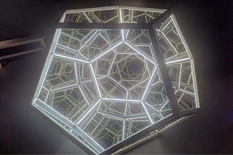 Manchester museum of illusions infinity cube