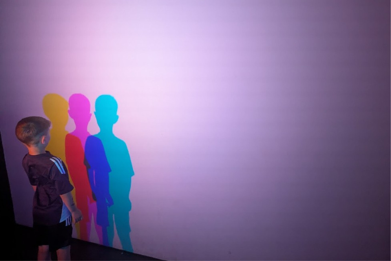 Manchester museum of illusions colour reflection room