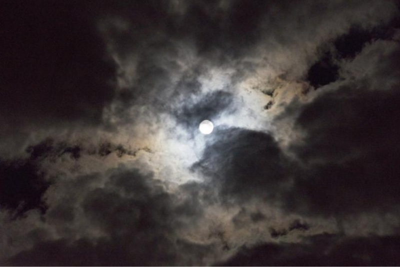 Moon and Clouds