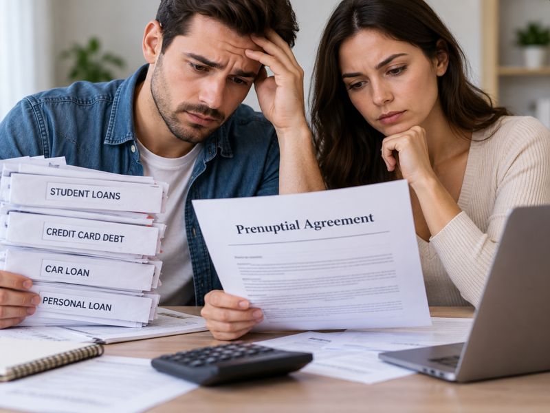 prenuptial agreement to Protect Yourself from Spouses Debt
