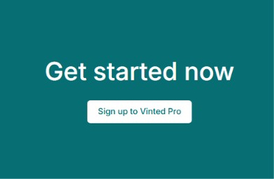 Sign Up to Vinted Pro