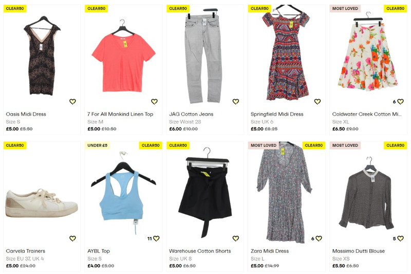 Thrift+ Clothes Don't Sell